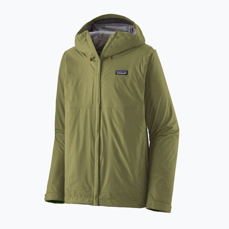 Pánska bunda do dažďa Patagonia Torrentshell 3L Rain buckhorn green 3