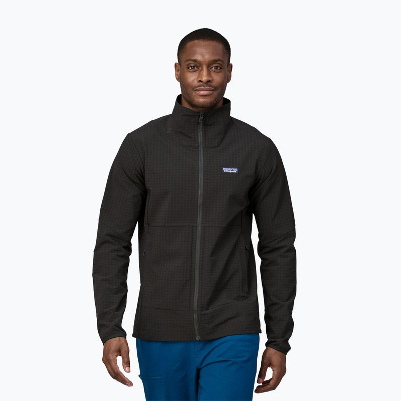 Pánska mikina Patagonia M's R1 TechFace Jkt black