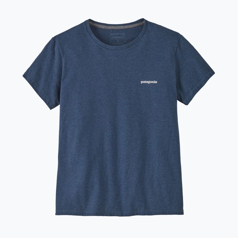 Dámske trekingové tričko Patagonia P-6 Logo Responsibili-Tee utility blue 3