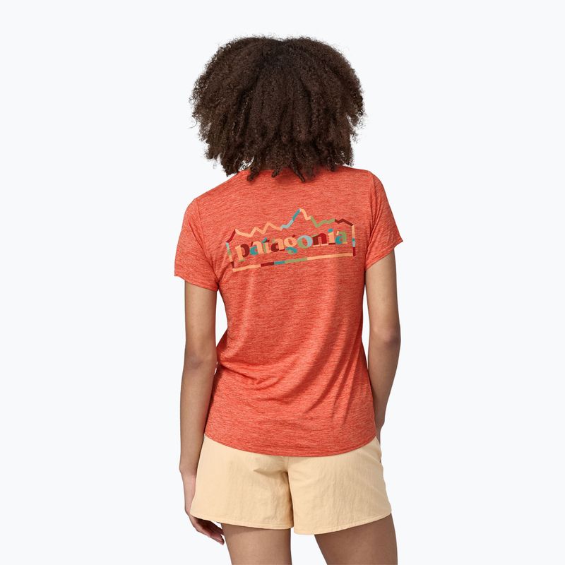 Dámske tričko Patagonia Cap Cool Daily Graphic Shirt unity fitz/pimento red x-dye 2