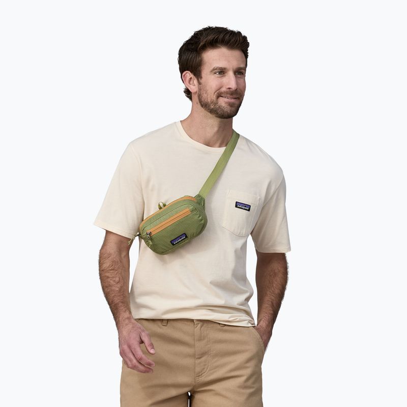 Ľadvinka Patagonia Ultralight Black Hole Mini Hip Pack 1 l buckhorn green pouch 2