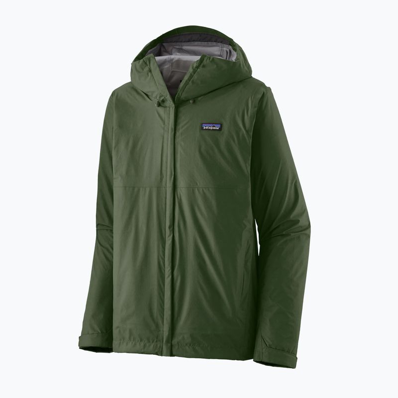 Pánska bunda do dažďa Patagonia Torrentshell 3L Torrey pine green 3