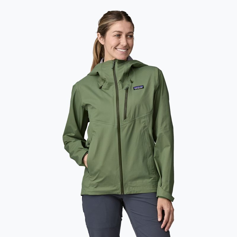 Dámska bunda Patagonia Granite Crest Rain terrain green