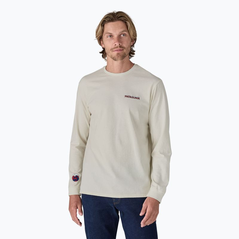 Pánsky Longsleeve Patagonia Chill Responsibili brich white