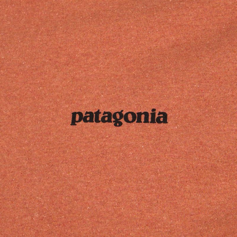 Pánske trekingové tričko Patagonia P-6 Logo Responsibili-Tee redtall rust 3