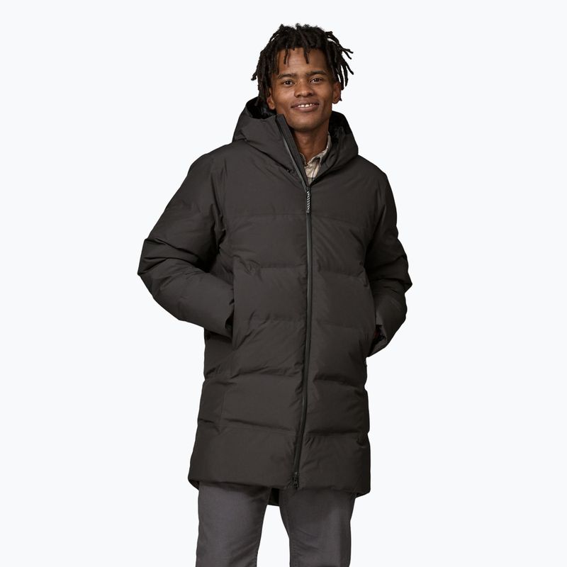 Pánsky páperový kabát Patagonia Jackson Glacier Parka čierny