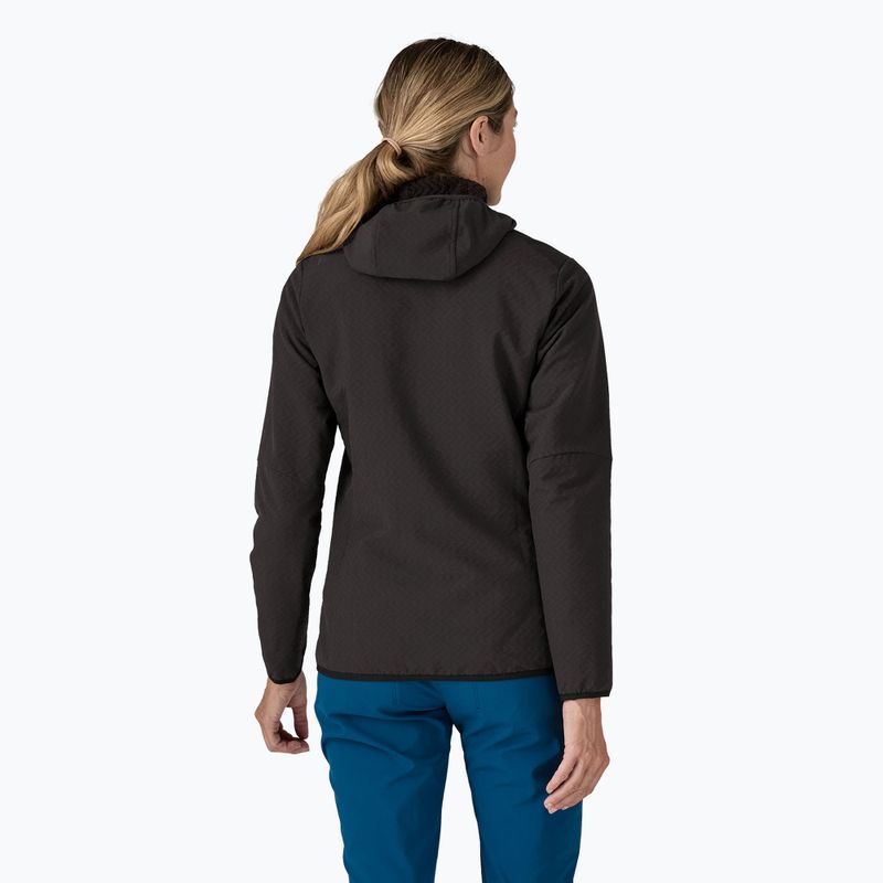 Dámska softshellová bunda Patagonia R2 CrossStrata Hoody black 2