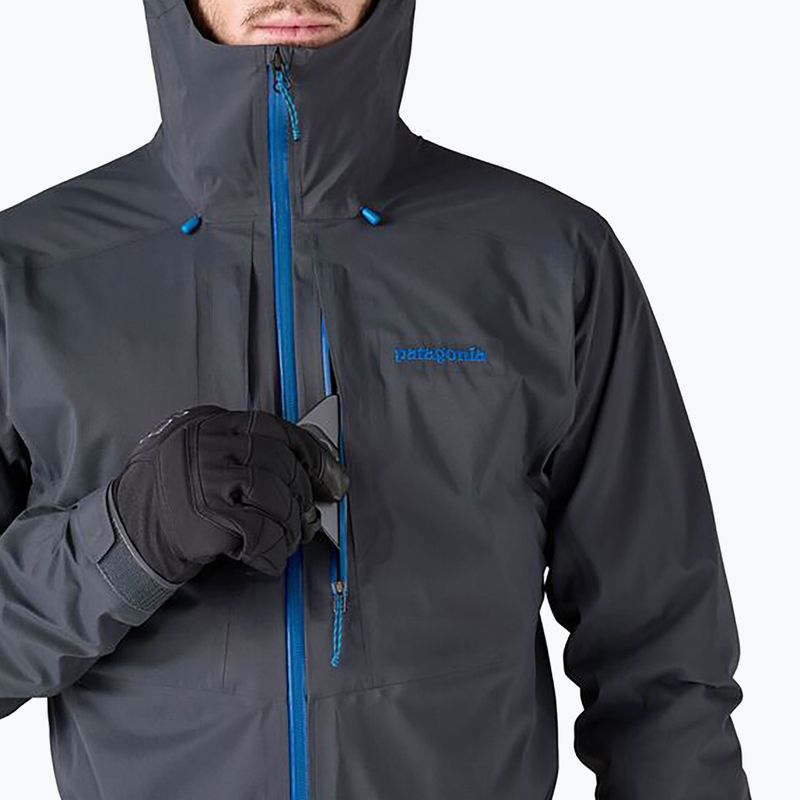 Pánska bunda do dažďa Patagonia M10 Storm smolder blue 5