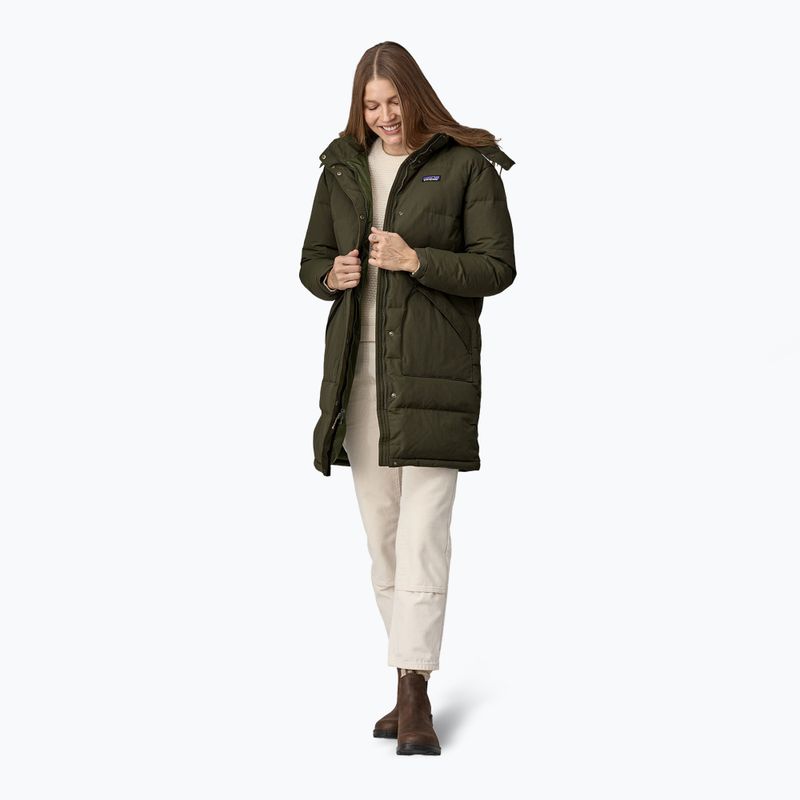 Dámsky páperový kabát Patagonia Downdrift Parka pine needle green 2