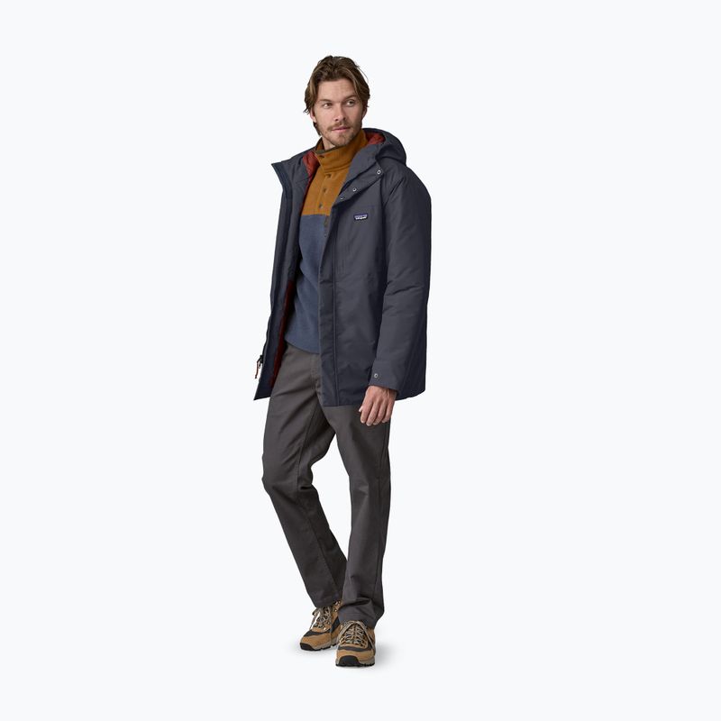 Pánska páperová bunda Patagonia Windshadow Parka smolder blue 2