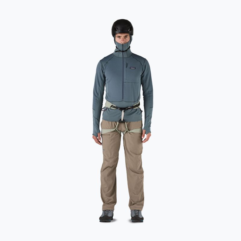 Pánska softshellová bunda Patagonia R1 Hybrid Pullover utility blue 2