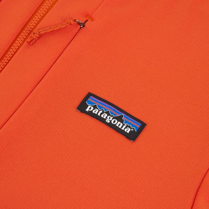 Pánska trekingová mikina Patagonia R1 Thermal Full Zip Hoody pollinator orange 3