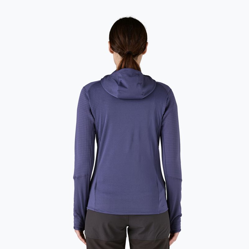 Dámska softshellová bunda Patagonia R1 Hybrid Pullover Hoody solstice purple 2