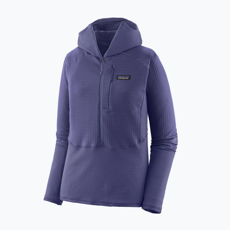 Dámska softshellová bunda Patagonia R1 Hybrid Pullover Hoody solstice purple 3