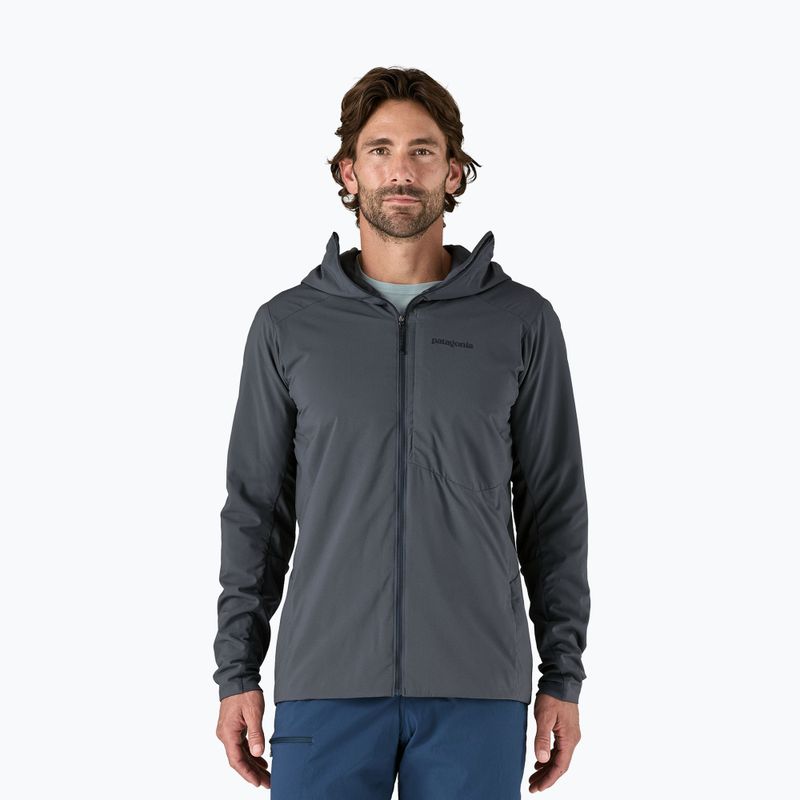 Pánska hybridná bunda Patagonia Nano-Air Ultralight Full-Zip Hoody smolder blue