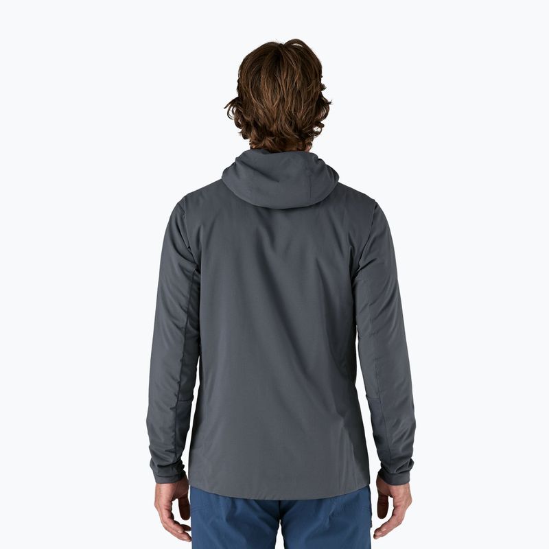 Pánska hybridná bunda Patagonia Nano-Air Ultralight Full-Zip Hoody smolder blue 3