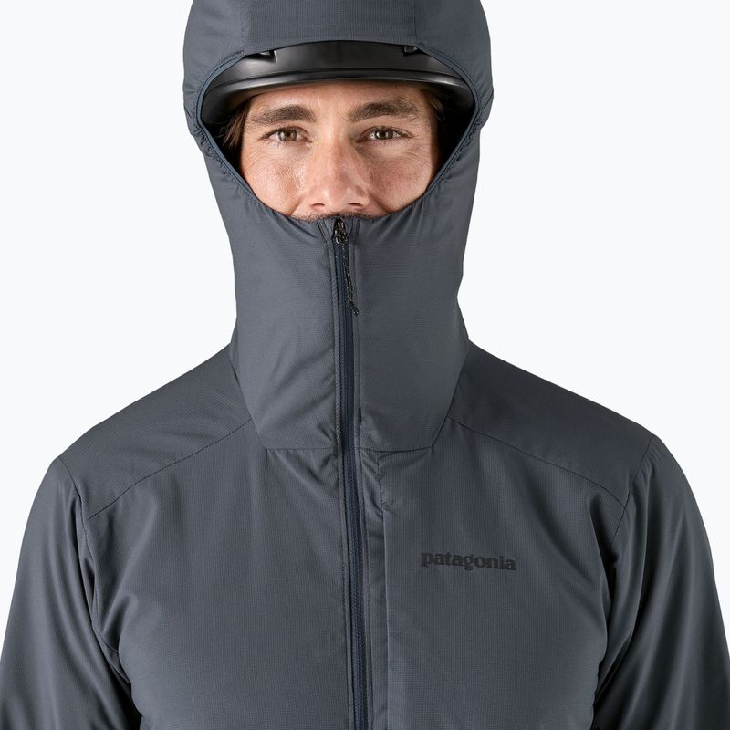 Pánska hybridná bunda Patagonia Nano-Air Ultralight Full-Zip Hoody smolder blue 4