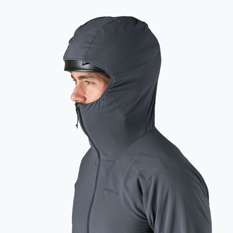 Pánska hybridná bunda Patagonia Nano-Air Ultralight Full-Zip Hoody smolder blue 5