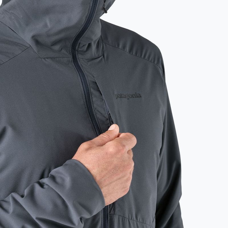 Pánska hybridná bunda Patagonia Nano-Air Ultralight Full-Zip Hoody smolder blue 8