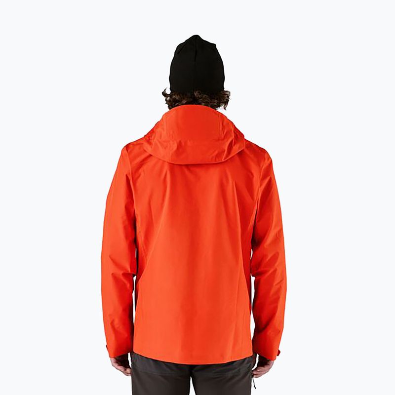 Pánska bunda do dažďa Patagonia Triolet pollinator orange 2