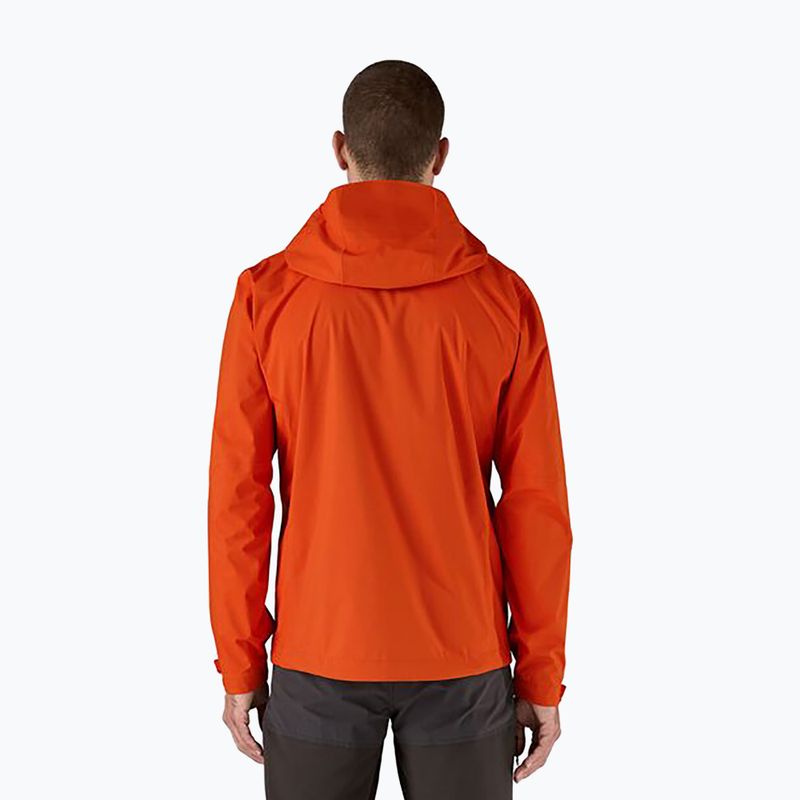 Pánska bunda do dažďa Patagonia Granite Crest Rain pollinator orange 2