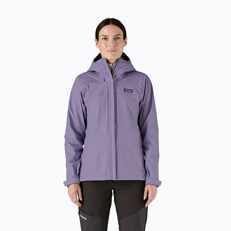 Dámska bunda do dažďa Patagonia Torrentshell 3L Rain concrete purple