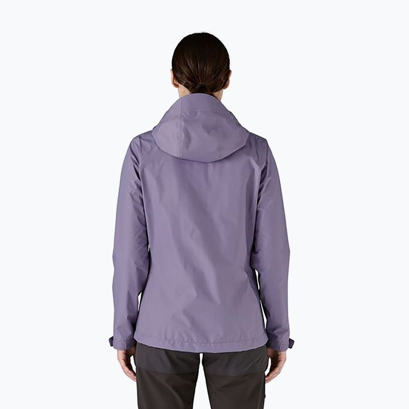 Dámska bunda do dažďa Patagonia Torrentshell 3L Rain concrete purple 2