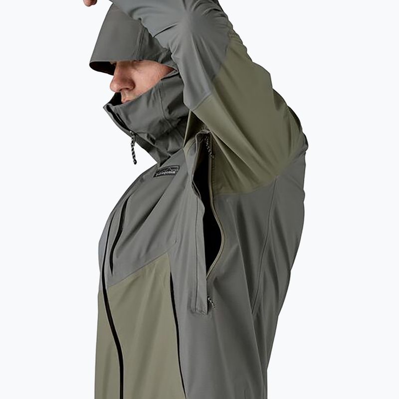 Pánska bunda do dažďa Patagonia Granite Crest Rain river rock green 5