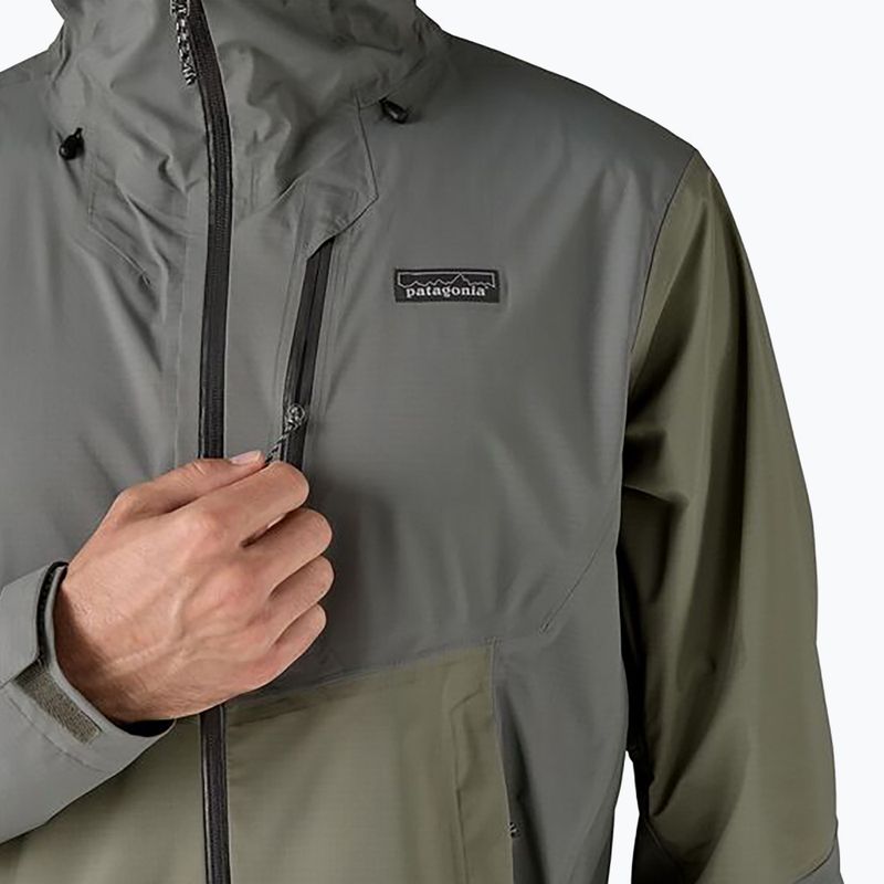 Pánska bunda do dažďa Patagonia Granite Crest Rain river rock green 7
