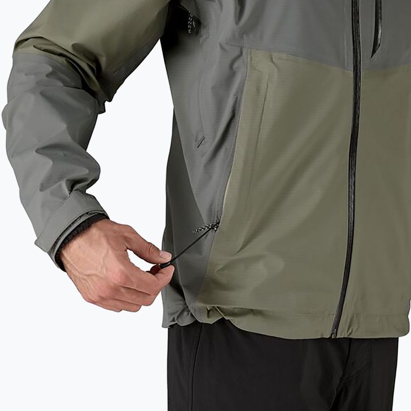 Pánska bunda do dažďa Patagonia Granite Crest Rain river rock green 9