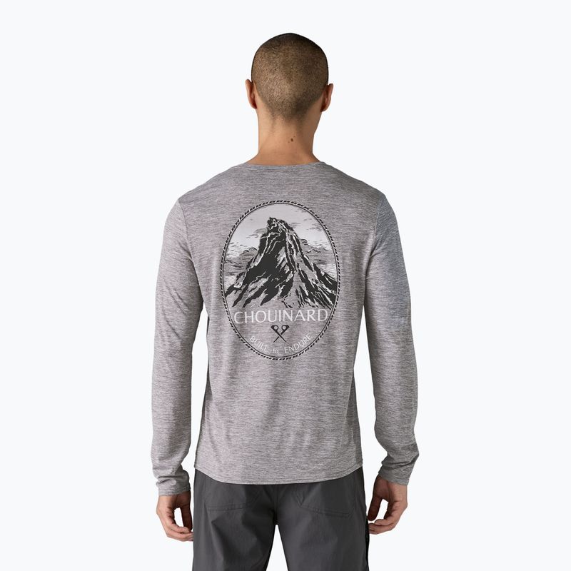 Pánske tričko longsleeve Patagonia Cap Cool Daily Graphic Lands chouinard crest/feather grey 3