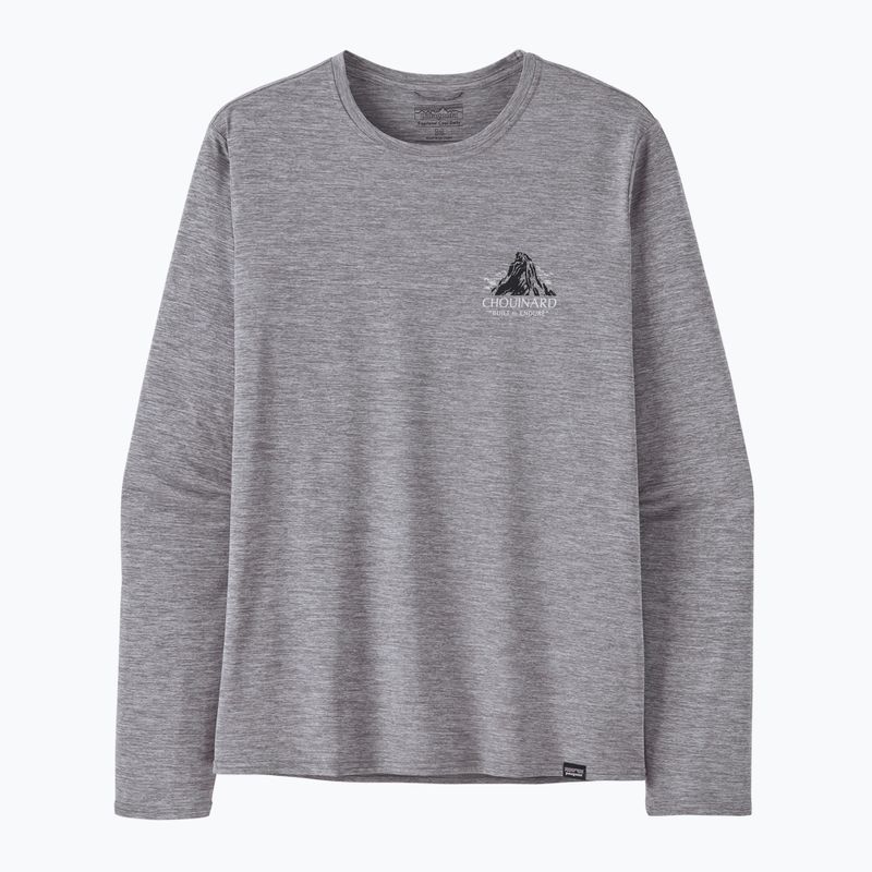 Pánske tričko longsleeve Patagonia Cap Cool Daily Graphic Lands chouinard crest/feather grey 4