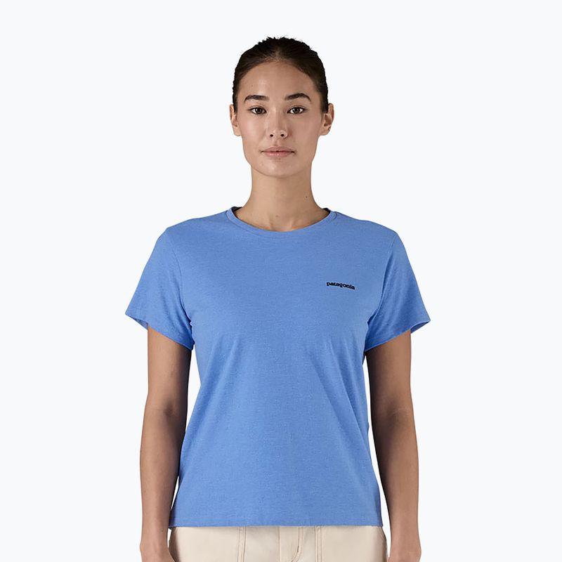 Dámske tričko Patagonia P-6 Logo Responsibili-Tee abundant blue 7