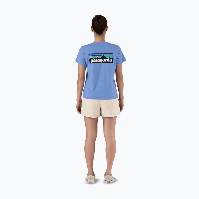 Dámske tričko Patagonia P-6 Logo Responsibili-Tee abundant blue 3