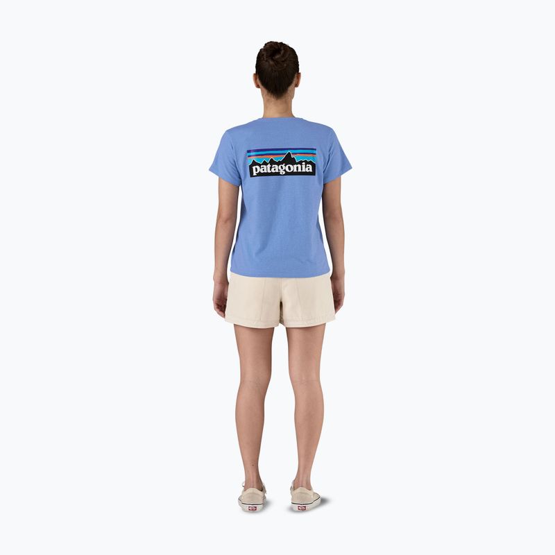 Dámske tričko Patagonia P-6 Logo Responsibili-Tee abundant blue 9