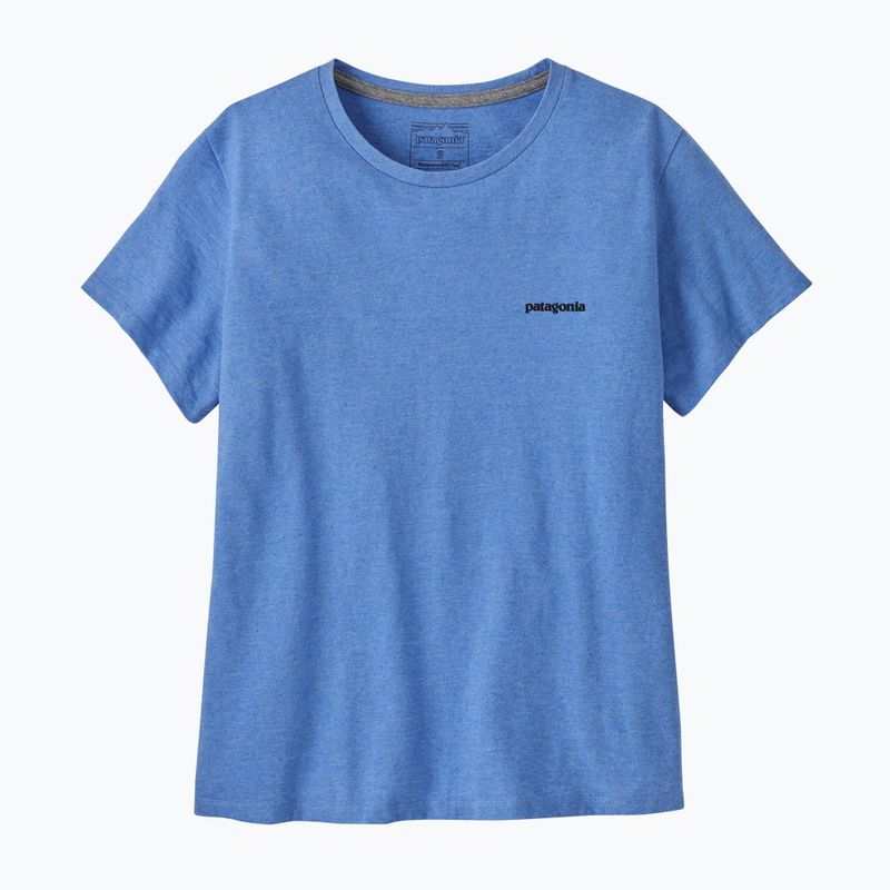 Dámske tričko Patagonia P-6 Logo Responsibili-Tee abundant blue 10