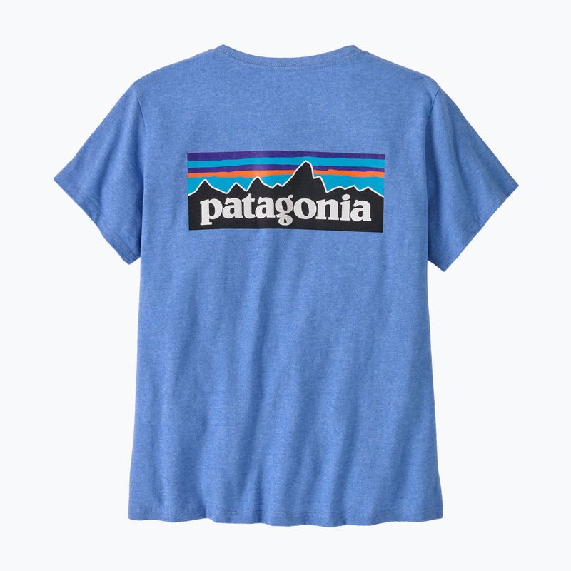 Dámske tričko Patagonia P-6 Logo Responsibili-Tee abundant blue 5