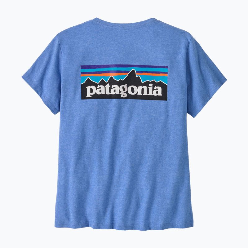 Dámske tričko Patagonia P-6 Logo Responsibili-Tee abundant blue 11