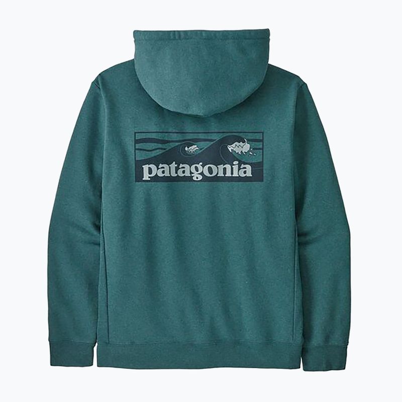 Mikina Patagonia Boardshort Logo Uprisal Hoody wetland blue 4