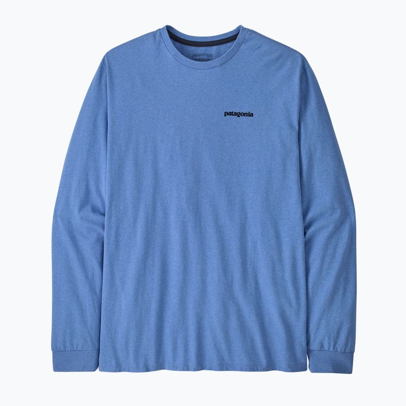 Pánske tričko longsleeve Patagonia P-6 Logo Responsibili abundant blue 2