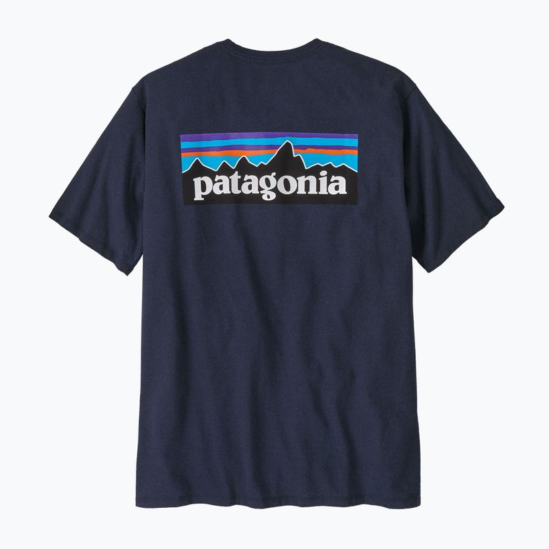 Pánske tričko Patagonia P-6 Logo Responsibili-Tee new navy 4