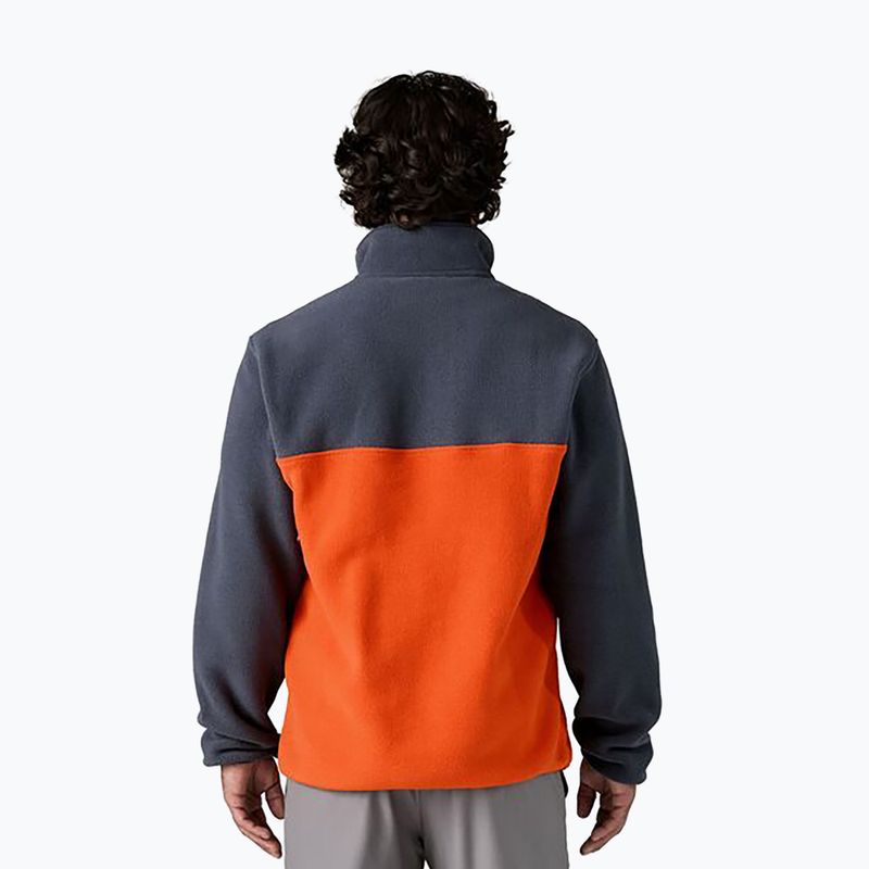 Pánska trekingová mikina Patagonia LW Synch Snap-T P/O pollinator orange 2