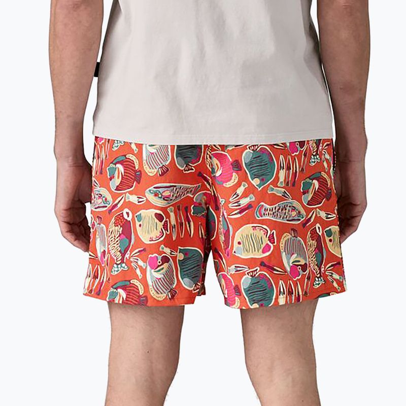 Pánske šortky Patagonia Baggies 5" wrasse/pollinator orange 3