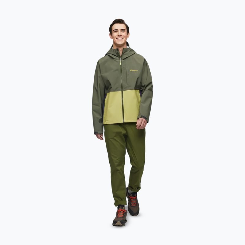 Bunda do dažďa Cotopaxi Cielo Rain Jacket fatigue/lemongrass 2