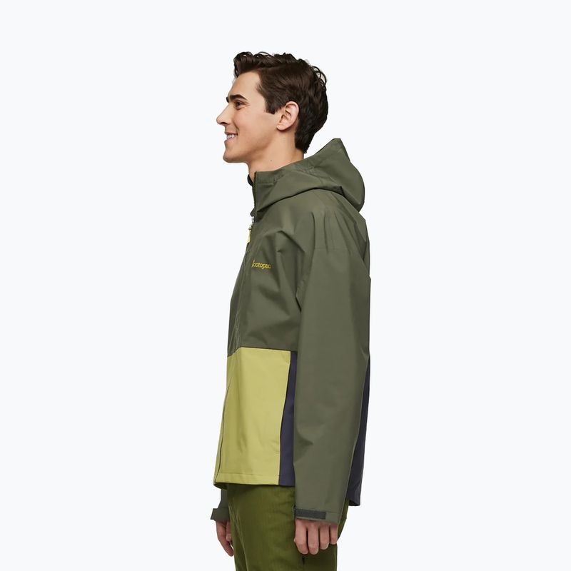 Bunda do dažďa Cotopaxi Cielo Rain Jacket fatigue/lemongrass 4
