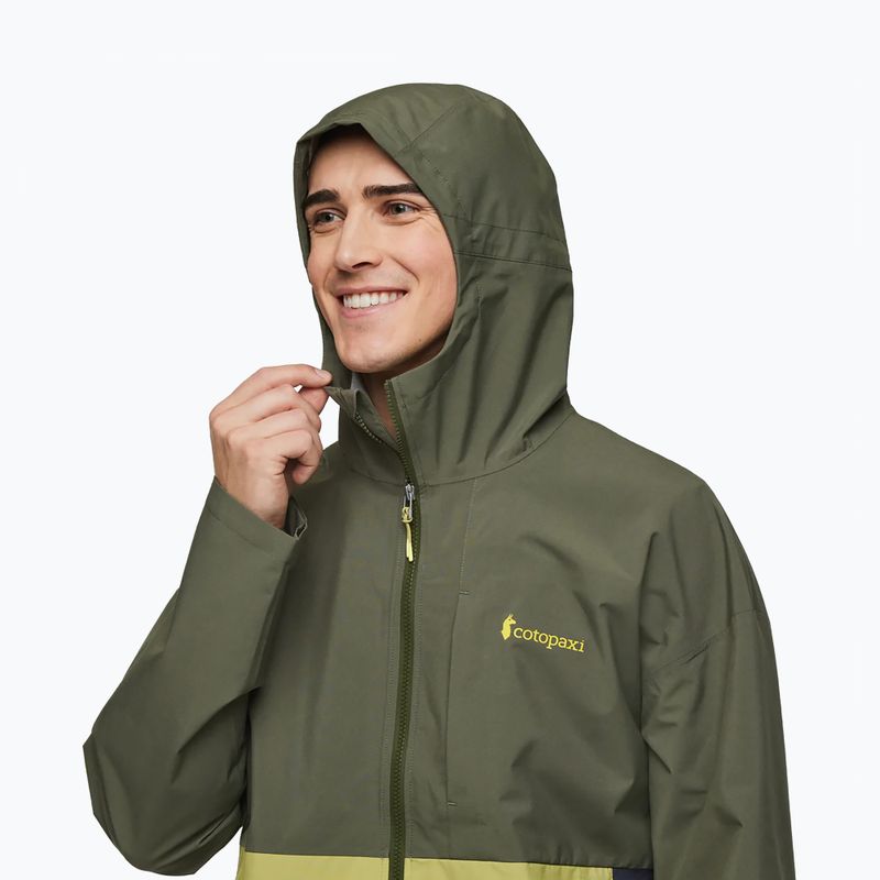 Bunda do dažďa Cotopaxi Cielo Rain Jacket fatigue/lemongrass 5