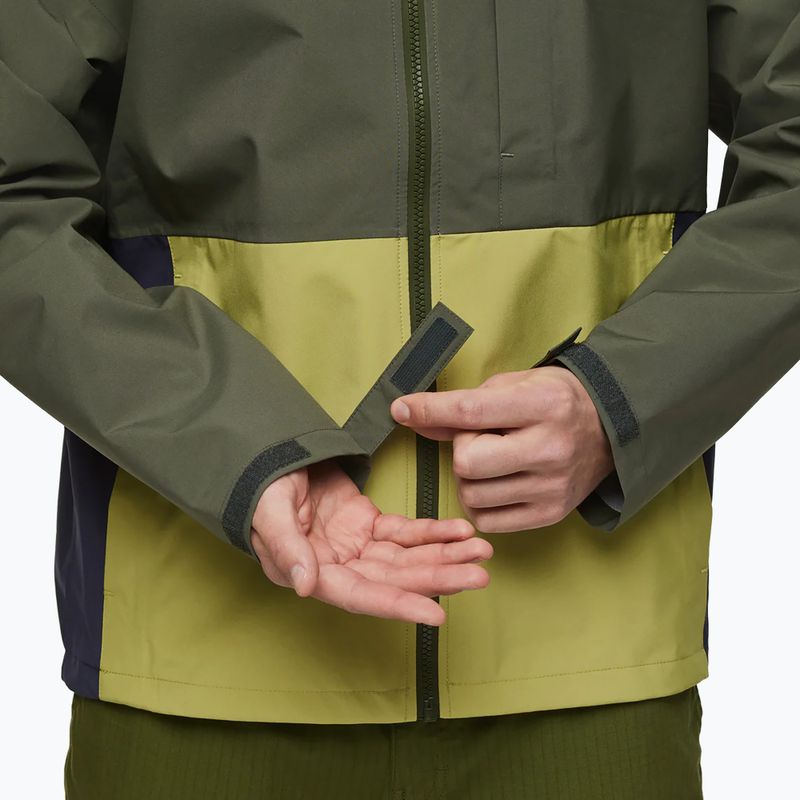 Bunda do dažďa Cotopaxi Cielo Rain Jacket fatigue/lemongrass 8