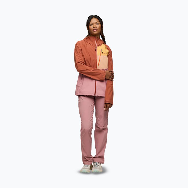 Dámska bunda do dažďa Cotopaxi Impermeo 3L Hooded Shell faded brick/rose 2