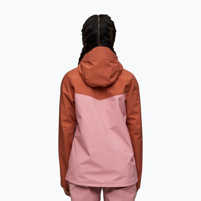 Dámska bunda do dažďa Cotopaxi Impermeo 3L Hooded Shell faded brick/rose 3