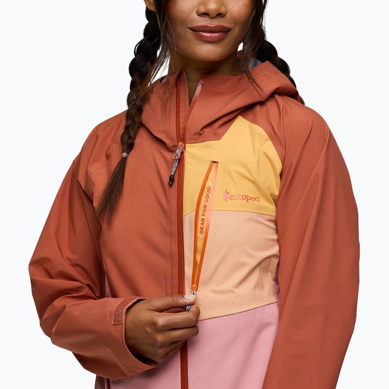 Dámska bunda do dažďa Cotopaxi Impermeo 3L Hooded Shell faded brick/rose 6